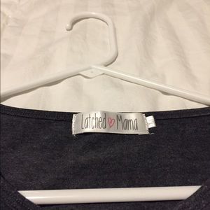 Latched Mama knee length nursing dress